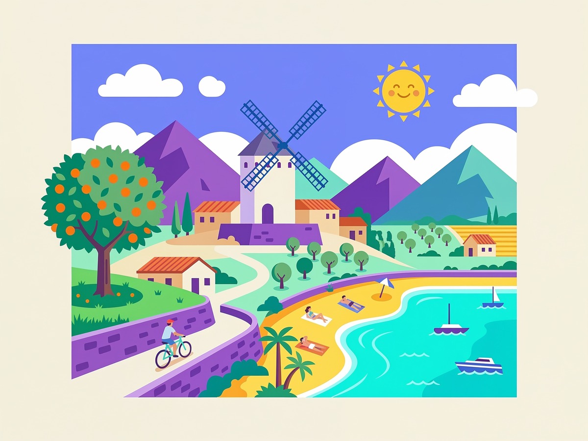 Explorer AI: Spania— Diversitate geografică și peisaje