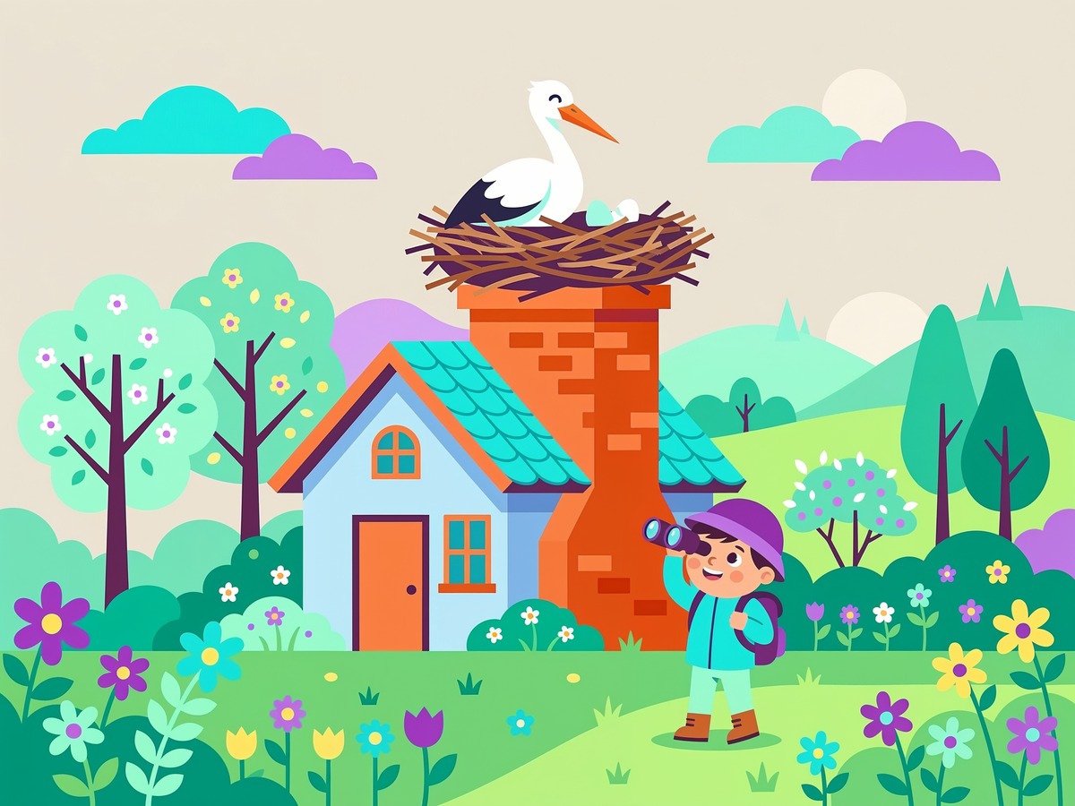 Barza – Micul Explorator al Primăverii (Set de activități digitale interactive)